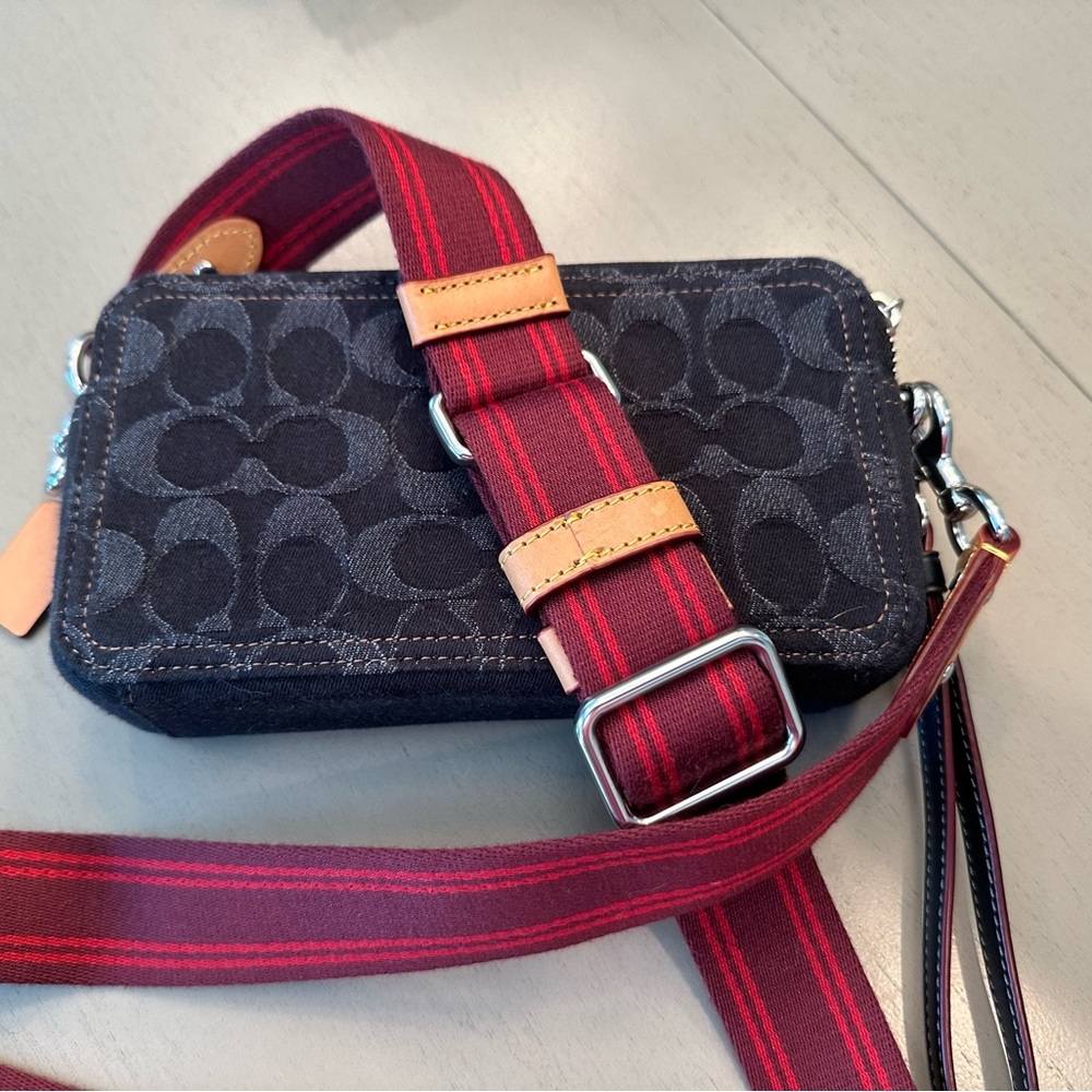 Coach Black Denim Kira